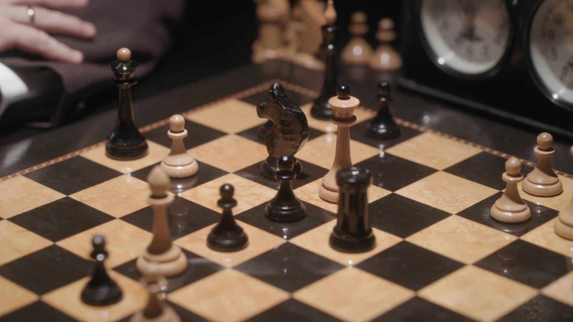 博圣象棋苏维埃50s 后翼弃兵女王的棋局 印度进口实木比赛用国际象棋