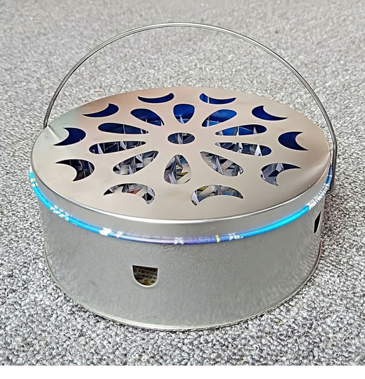 确邦 蚊香盘托蚊香盘创意文香托盘盘架蚊香盒带盖防火家用蚊香炉接灰