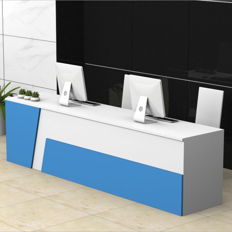 灵烦德佑房产中介前台营业厅接待台旅行社办公电脑桌物流服务台42米配