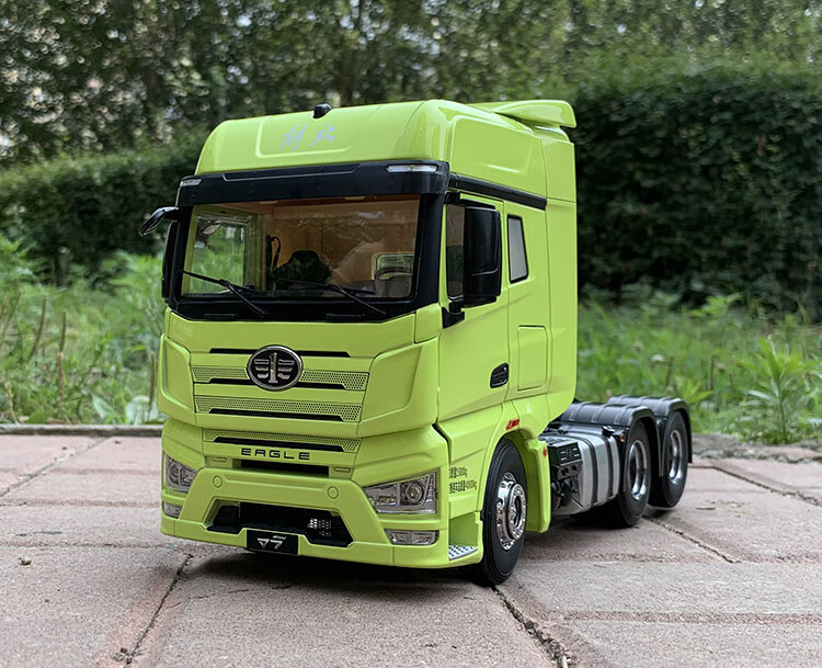 解放j7模型解放原1:24车模解放j7牵引头工程运输卡车合金仿真汽车模型