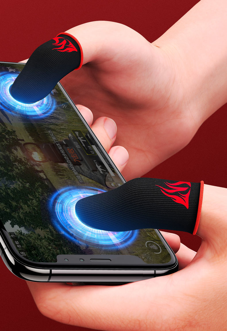 吃鸡防汗指套游戏吃鸡手套手指套电竞王者荣耀防滑超薄指头套摩卡茶语