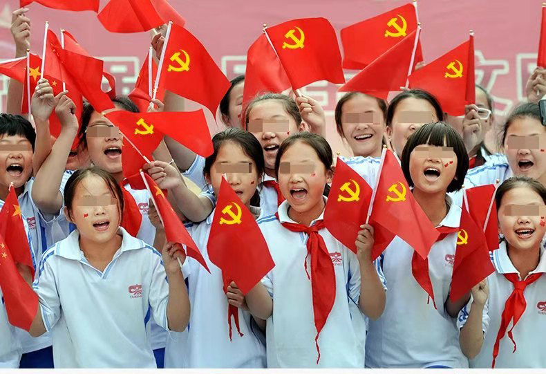 7号8号中国党旗户外手持党旗手挥办公小党旗 党旗500面8号 0x0cm