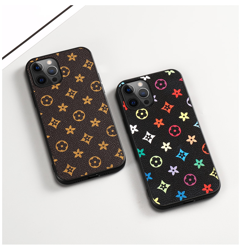 手机壳硅胶全包皮纹iphone12mini网红潮流保护套时尚印花欧美lv纹