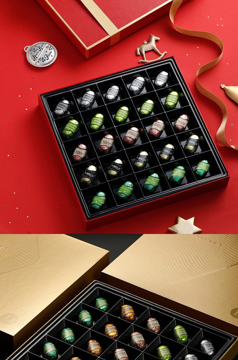 朵娜贝拉dorabella比利时进口酒心巧克力礼盒装七夕情人节生日礼物送