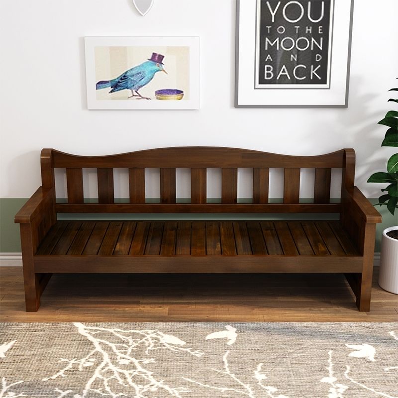 微壹起全实木沙发三人位长椅小户型沙发组合办公室座椅皮革软包靠背