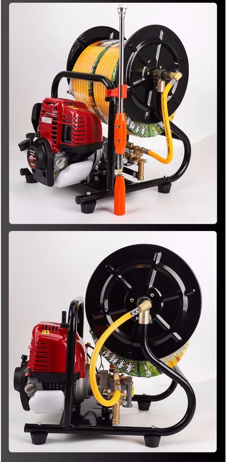 手提式小型汽油机打药机农用农药喷雾器高压雾化果树打药泵多功能 140