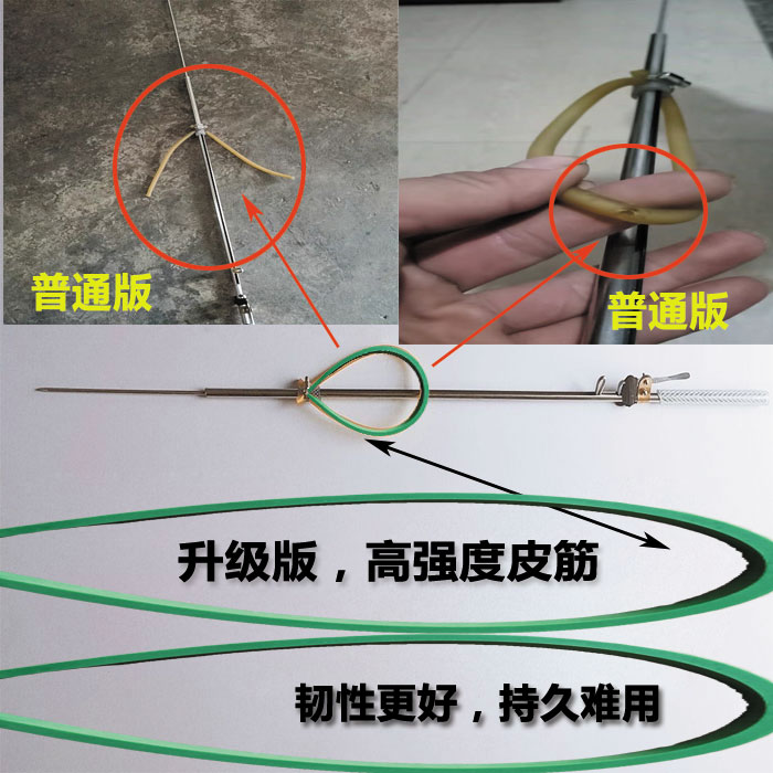 潜水打鱼装备潜水不锈钢鱼枪潜水射鱼器抓鱼工具叉鱼鱼箭伸缩打鱼装备