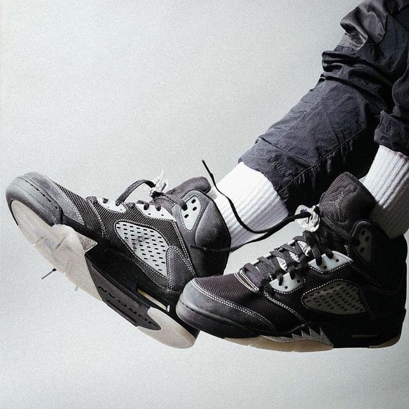 耐克nikeairjordanaj5男鞋白橙扣碎黑灰反转紫葡萄密歇根休闲运动篮球