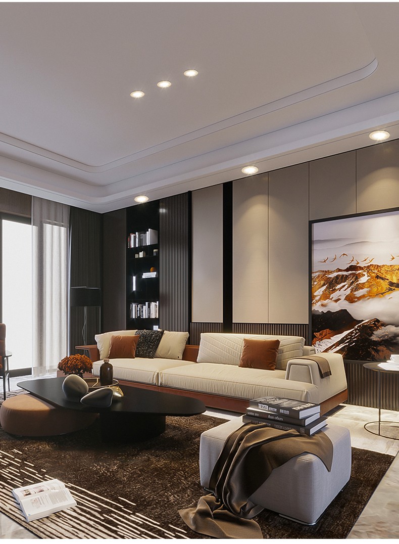 雷士照明嵌入式led筒灯4寸12w孔灯大天花射灯客厅卧室吊顶家用开孔8