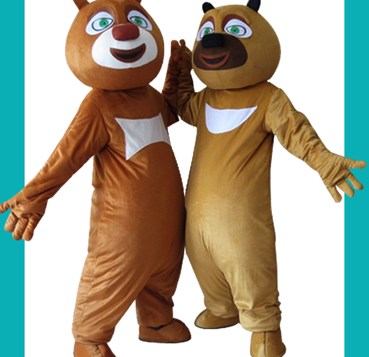 衣服表演道具服公仔服熊出没服装熊大1件特大码高185200重220斤以内