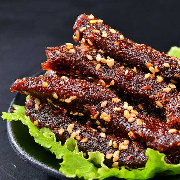 乐山罗城麻辣牛肉干四川特产128g烧烤香辣味休闲零食小吃 小包装五香