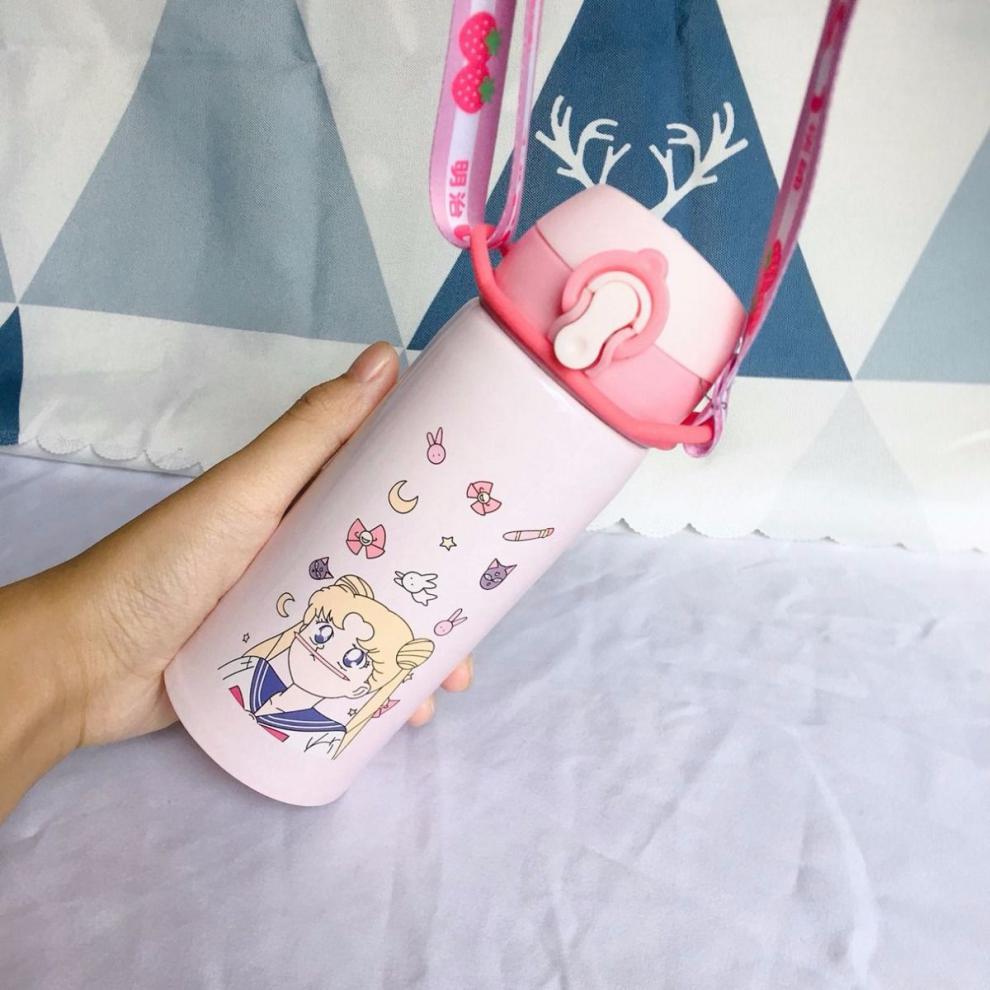 韩版美少女保温杯女学生可爱网红不锈钢少女心便携ins小清新水杯适用