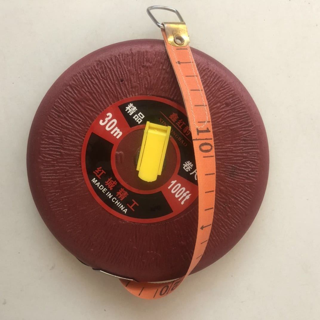 鲁班尺卷尺皮尺10米20米30米50米100米卷尺圆盘尺侧量尺软尺工程卷尺