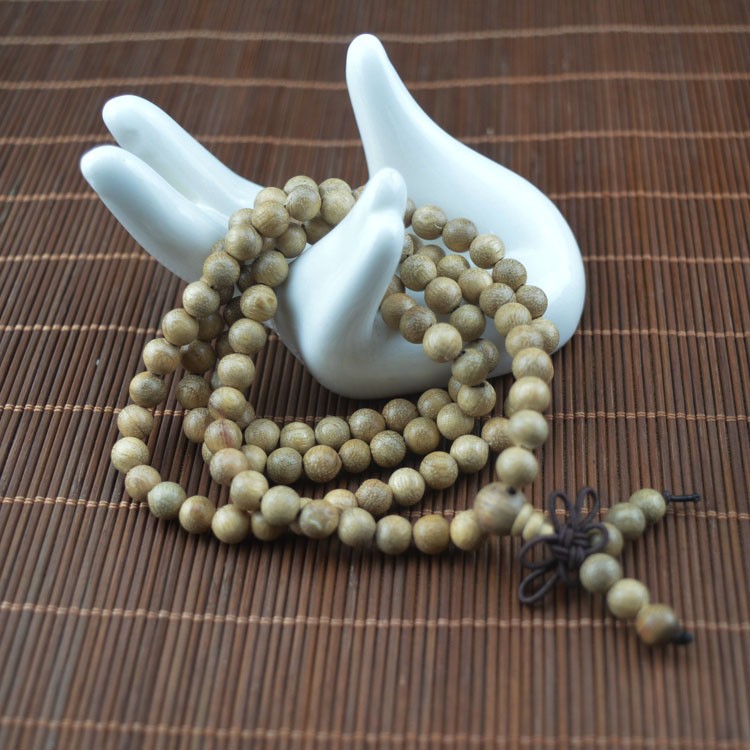 天然驱蚊香樟木佛珠驱蚊手环男女念珠手链清香香樟木手串sn377520mm