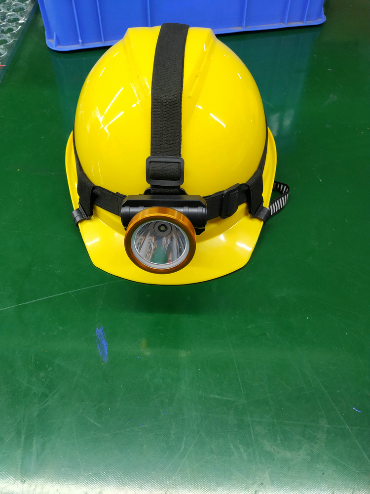 安全帽头灯led头盔灯充电式安全帽头盔探照灯挂灯电筒k500灯松紧带