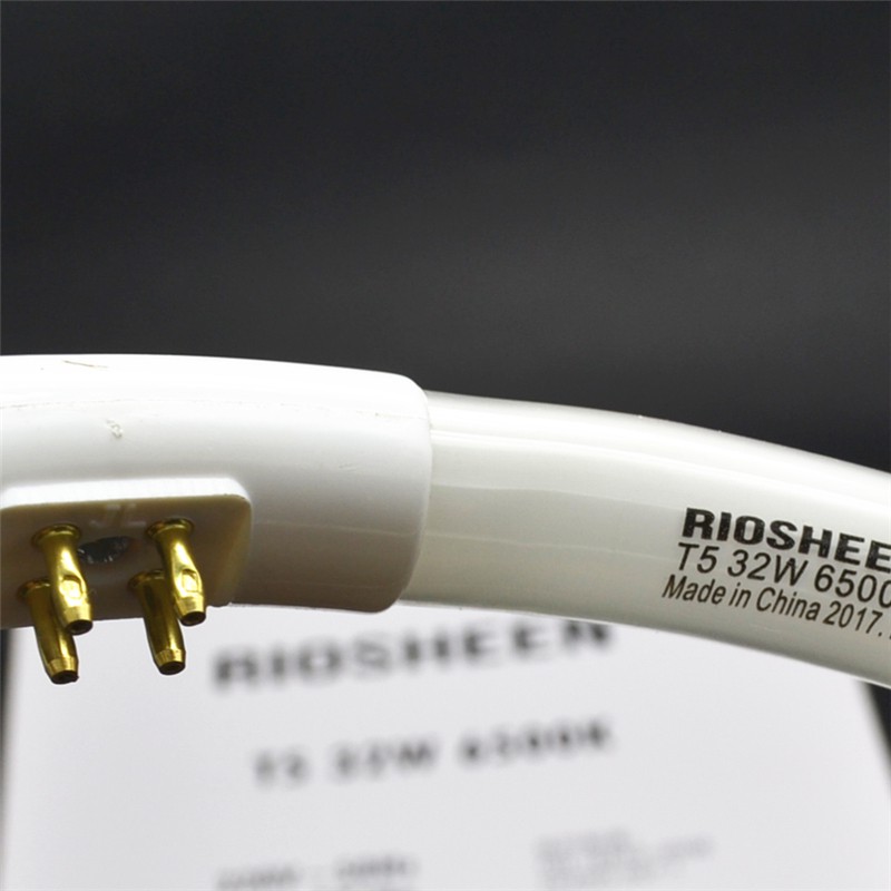 欧普侍品质t5环形灯管32w四针圆形卧室吸顶yh32rr16三基色荧光245cm