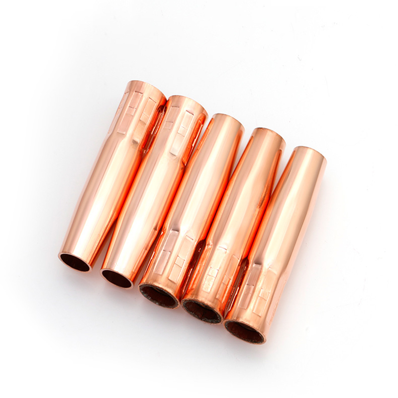 气保焊机kr200a350a500a二保焊枪配件导电嘴喷咀紫铜保护套单位个200a