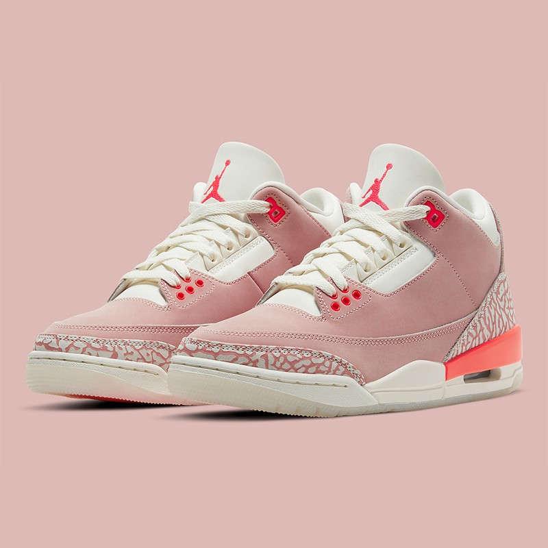 【现货】耐克air jordan 3 aj3 gs红水泥全大红公牛女子篮球鞋 ck9246