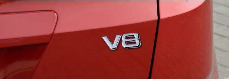 维诺亚适用于新途乐y62车标v8车贴v8标志叶子板标车门侧标字母标排量