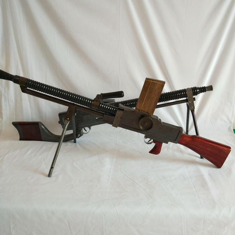 八路军玩具枪捷克轻机枪 歪把子机枪 道具抗战影视剧用具舞台表演道具