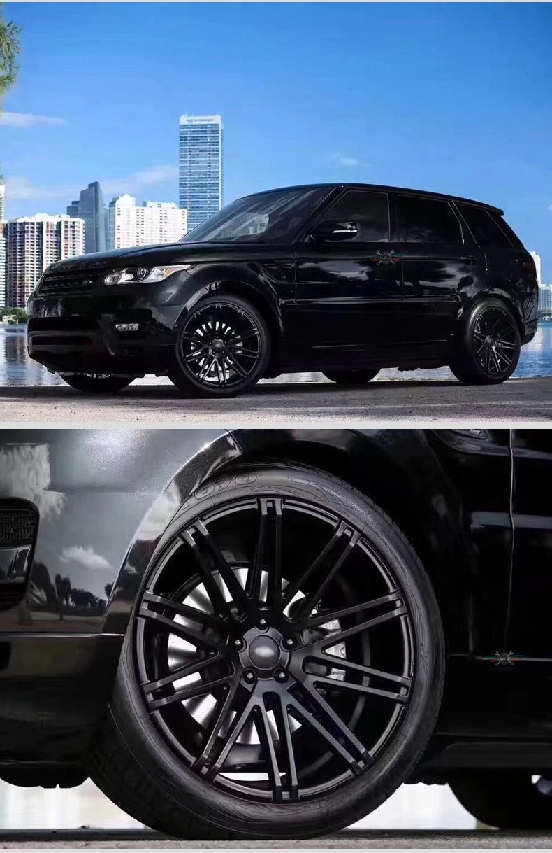 20 21 22寸适配路虎揽胜极光发现5星脉揽运卫士网红刀锋锻造轮毂 m款