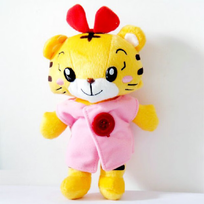 巧虎手偶桃乐比小花琪琪手偶偶毛绒巧虎玩具巧虎玩偶巧虎 蓝色小花