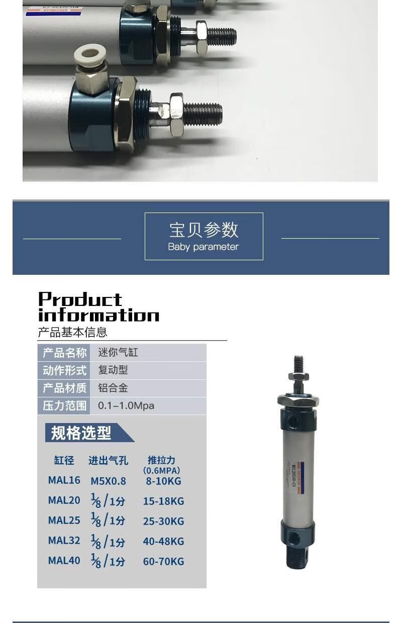qe04快排阀气排阀全套一体快速排气阀qe-020304气缸放气急排阀 mal20*