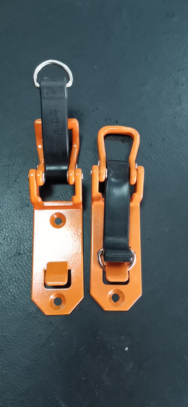 消防卷帘门铝合金配件塑料件各类接头水枪专用夹具卷帘门橡胶卡扣lja2