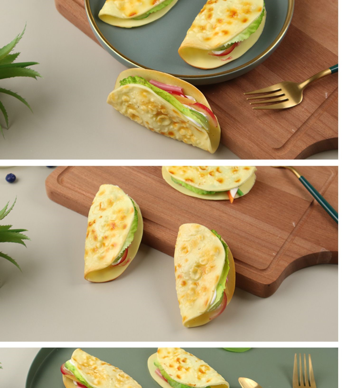 仿真食物食品模型煎饼果子特色小吃影视道具橱窗样板店铺装饰摆设