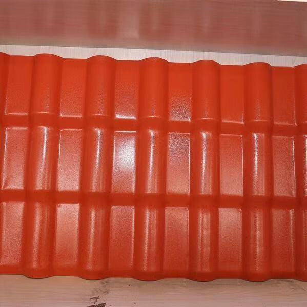 asa树脂瓦配件80度封檐板上檐口树脂瓦片屋顶建筑用工厂直销 绿色