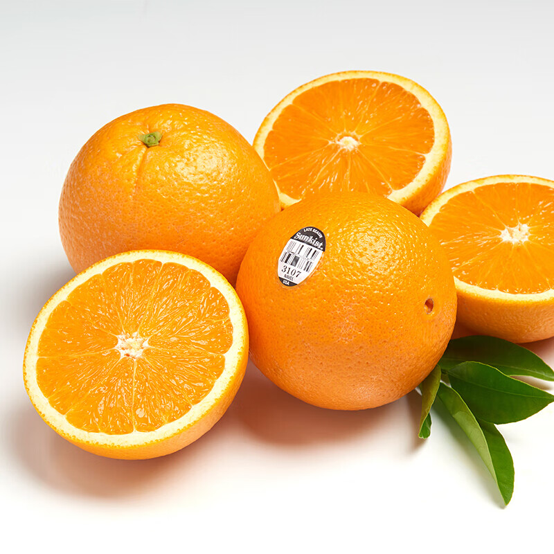新奇士橙子黑标3107脐橙sunkist澳大利亚澳洲礼盒装甜橙10斤85mm及