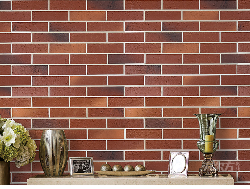 外墙瓷砖文化砖红砖片仿古砖文化石客厅电视背景墙乡村别墅家用咖啡厅