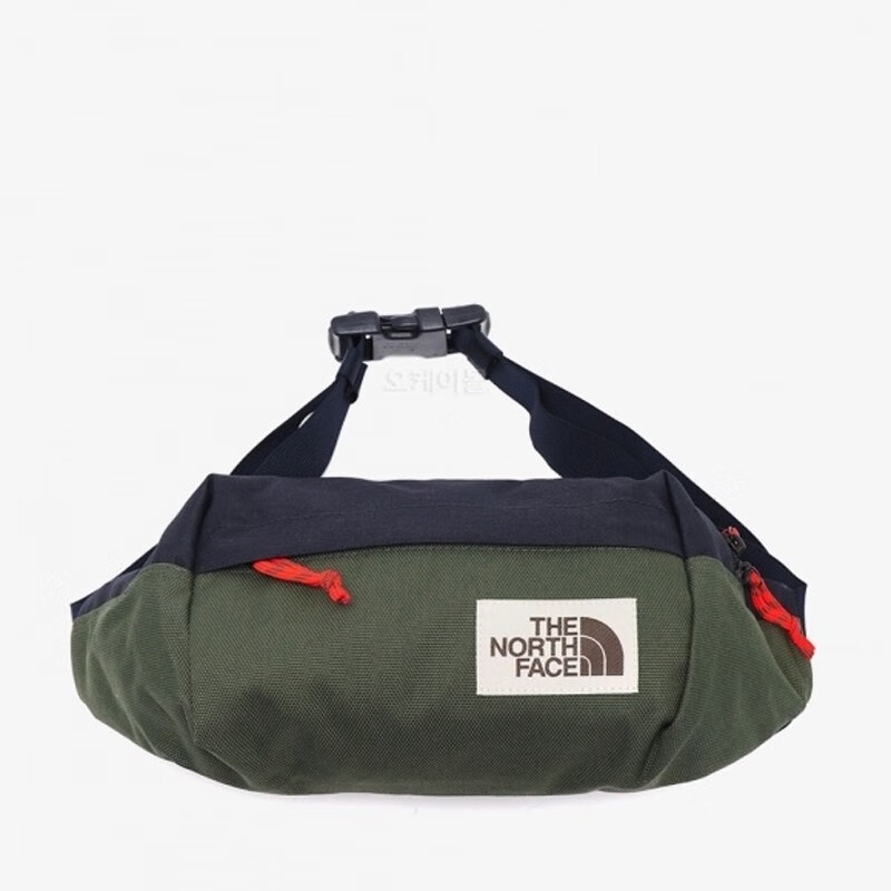 thenorthface北面腰包男女简约百搭帆布包斜跨胸包 深绿色nf0a3ky6yyk