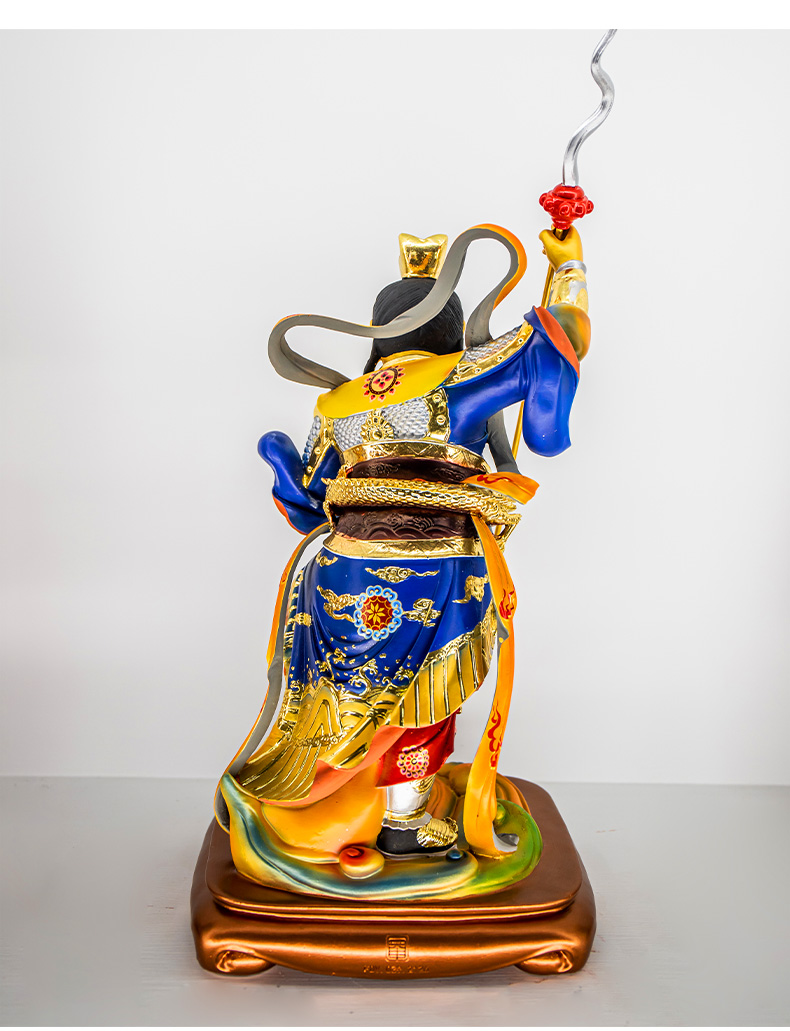 五营将军神像哪咤摆件哪吒三太子赵康帅二郎神杨戬雷公五营神将 雷公