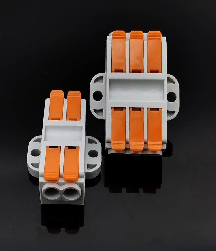 快速接线端子电线对接头电线连接器电工接线工具卡扣式电线卡子 qy-3