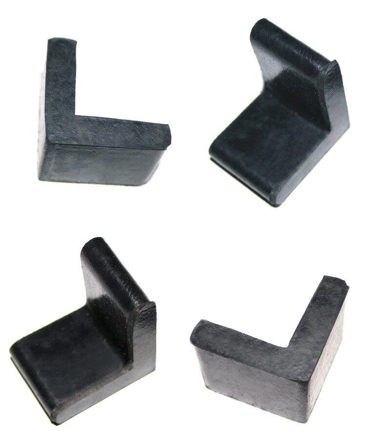 l型三角铁脚套角铁保护套滑脚套塑料角钢套铁床脚垫加厚角钢套2525mm