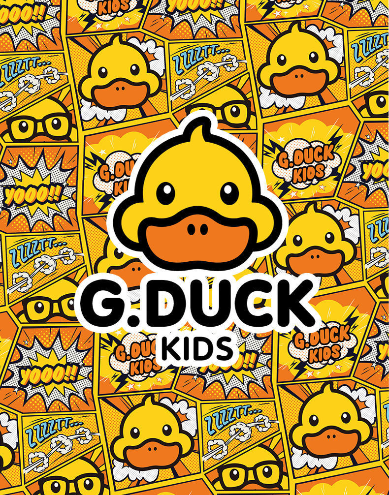小黄鸭gduckkids女童夏季套装两件套洋气时髦纯棉短袖小女孩衣服儿童