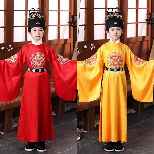 古装男童宋朝明朝服装太子服大明舞台演出服影楼 抖音快手网红同款