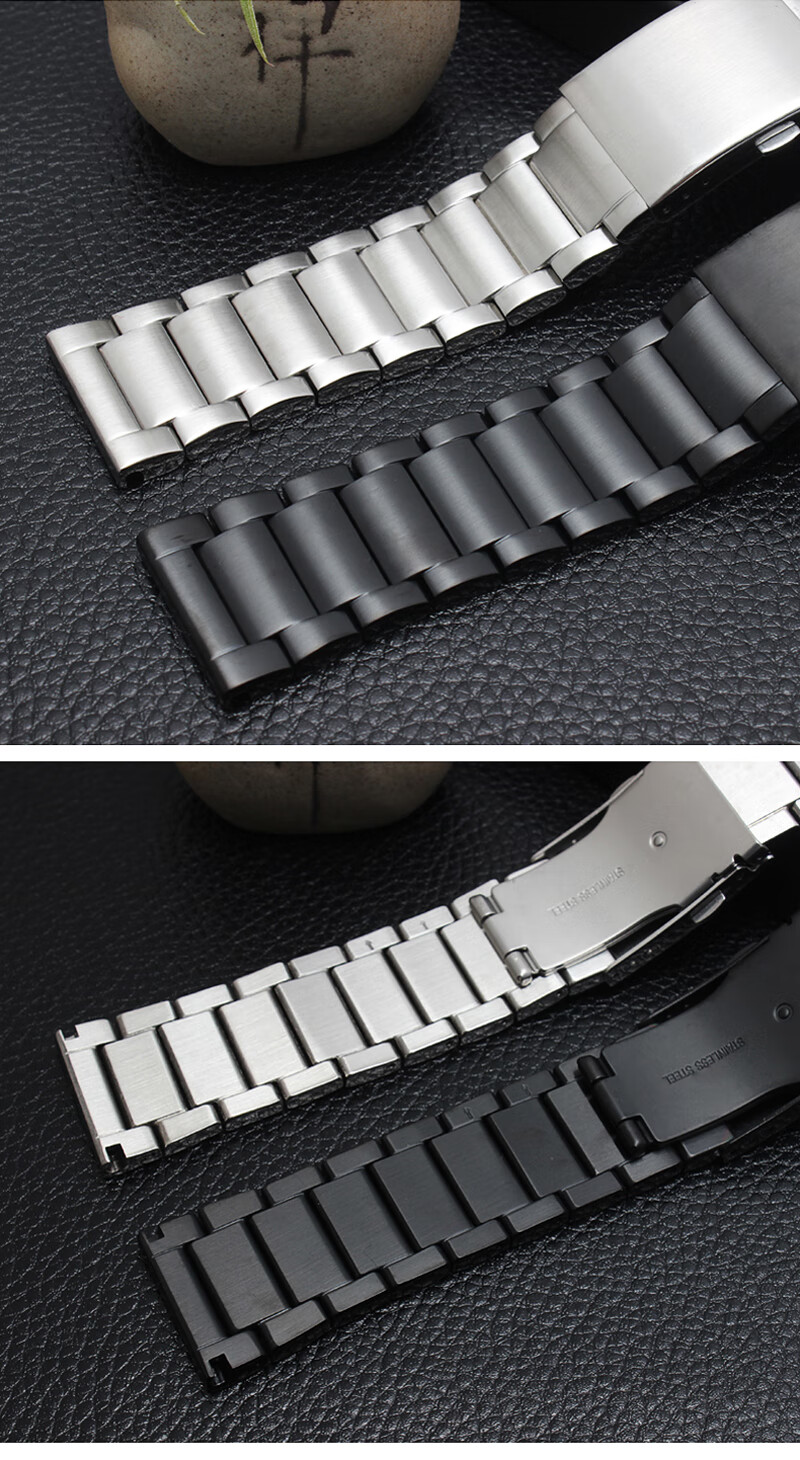 迪赛钢带手表带dz78887395431873127315242628mm三株银色24mm