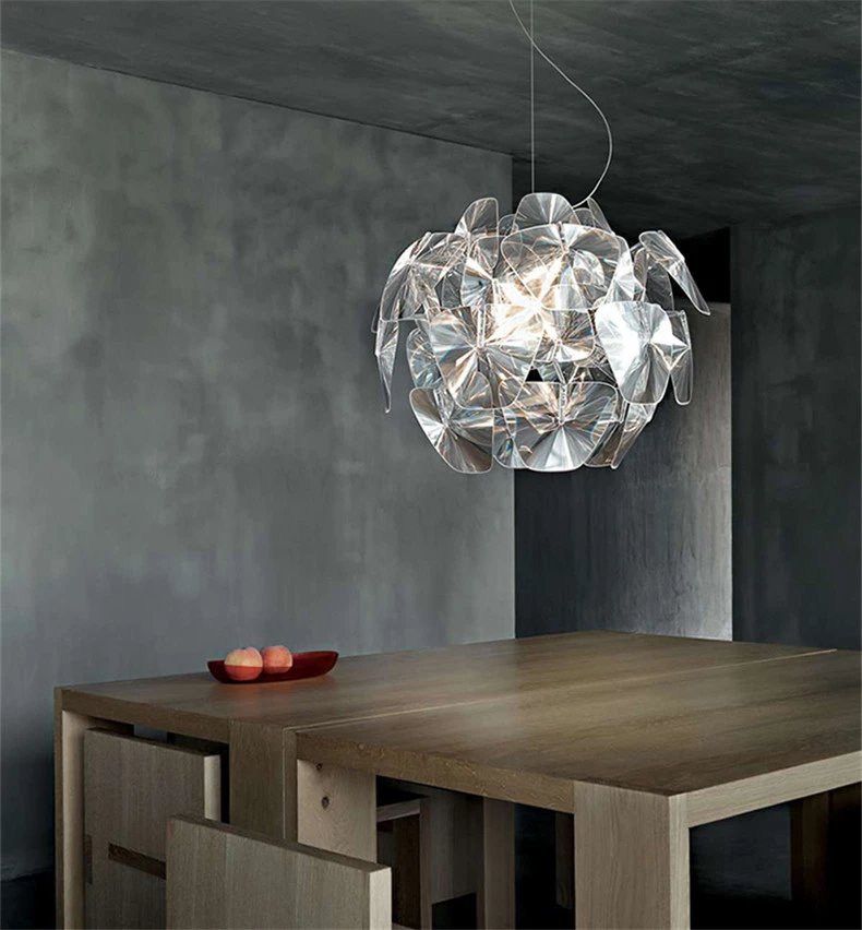 后现代时尚简约吊灯样板间创意酒店会所别墅灯饰 中号透明-直径72cm