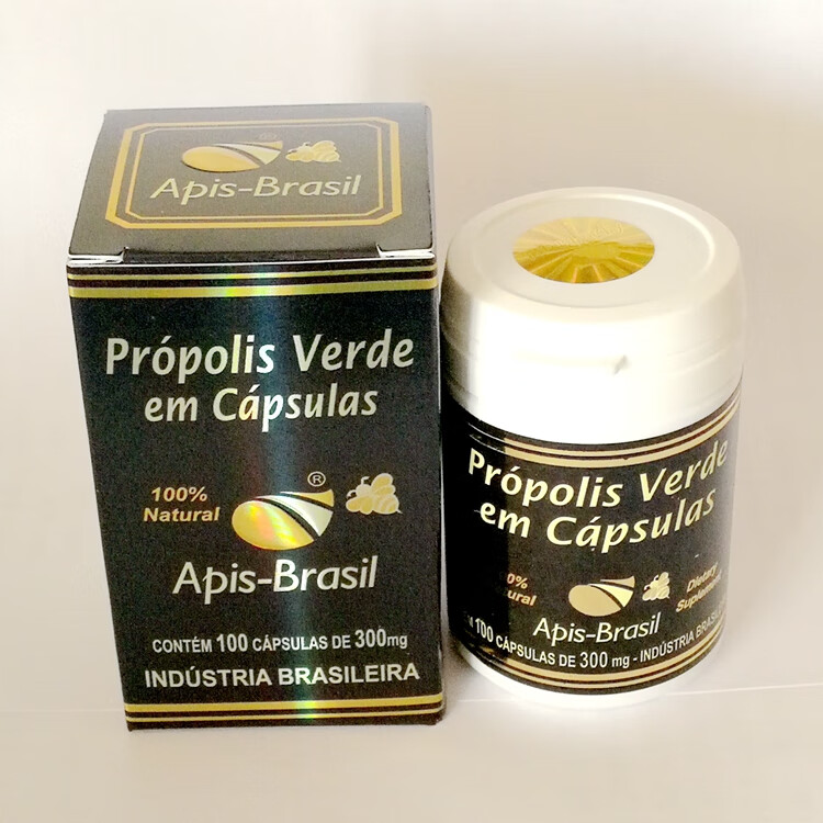 六瓶装600粒亚碧斯apisbrasil30亚碧思黑盒巴西蜂胶软胶囊