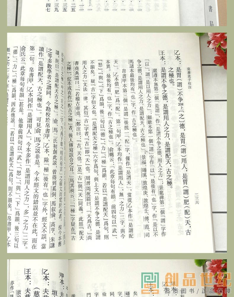 帛書老子校注全2冊裝繁體豎排中華書局正版新編諸子集成道德經註釋