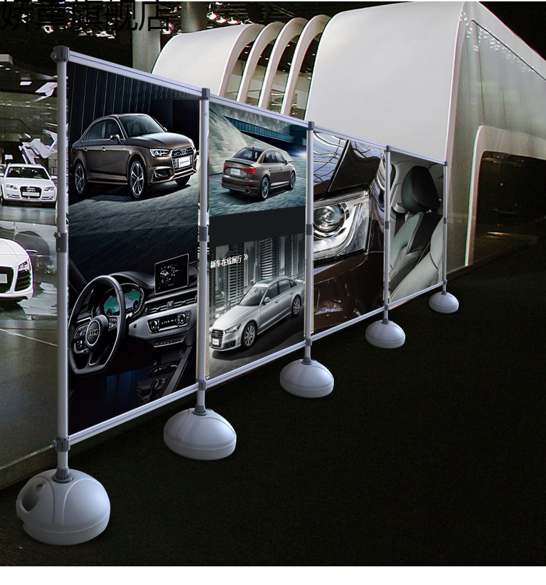 洞狮挂图架加厚快速布展快展活动广告屏风背景架展板板展示架快展架 1