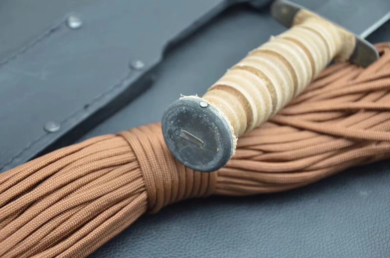 【好物推荐】美国进口安大略498mod户外版战术直刀野外生存刀 驼色 60