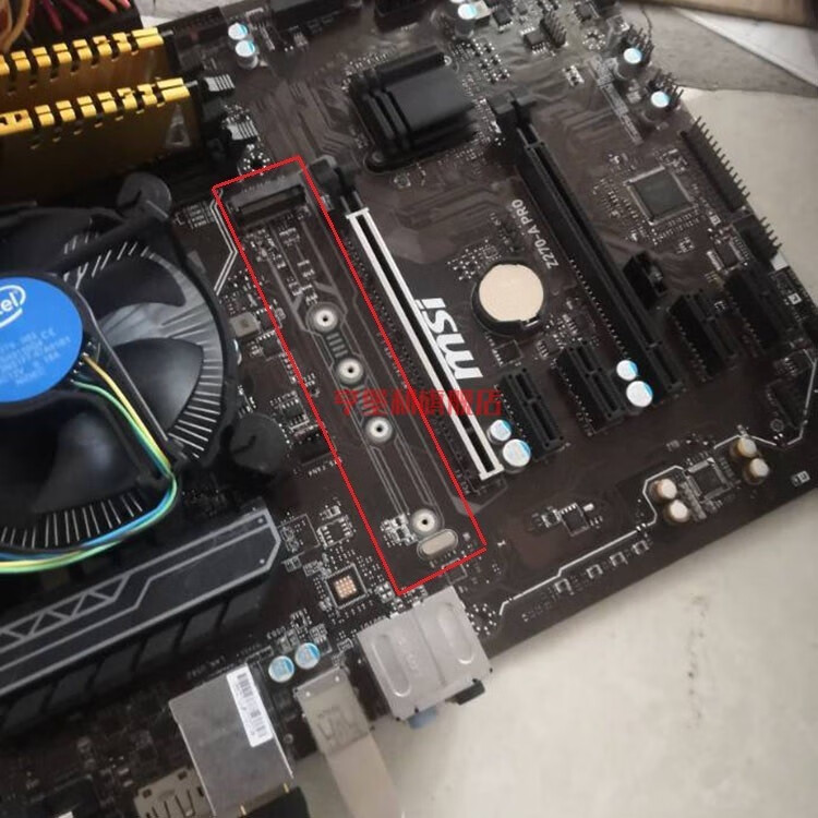 m2通用华硕微星技嘉华擎主板mm2转接板m2固态2280硬盘固定螺丝柱闪配