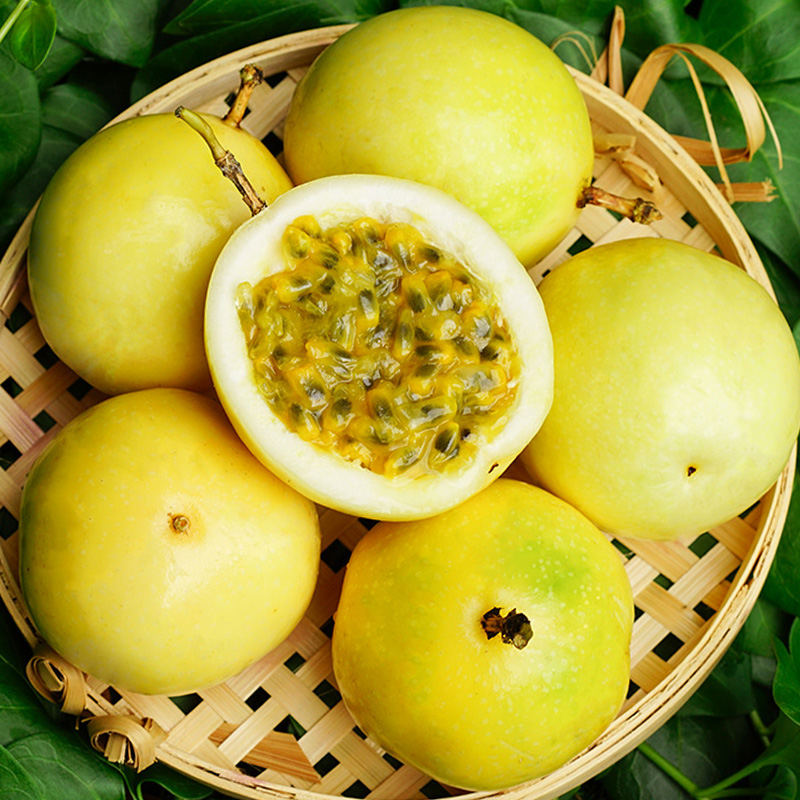 顺丰速运纯香果钦蜜九号黄金百香果新鲜水果精选5斤中果