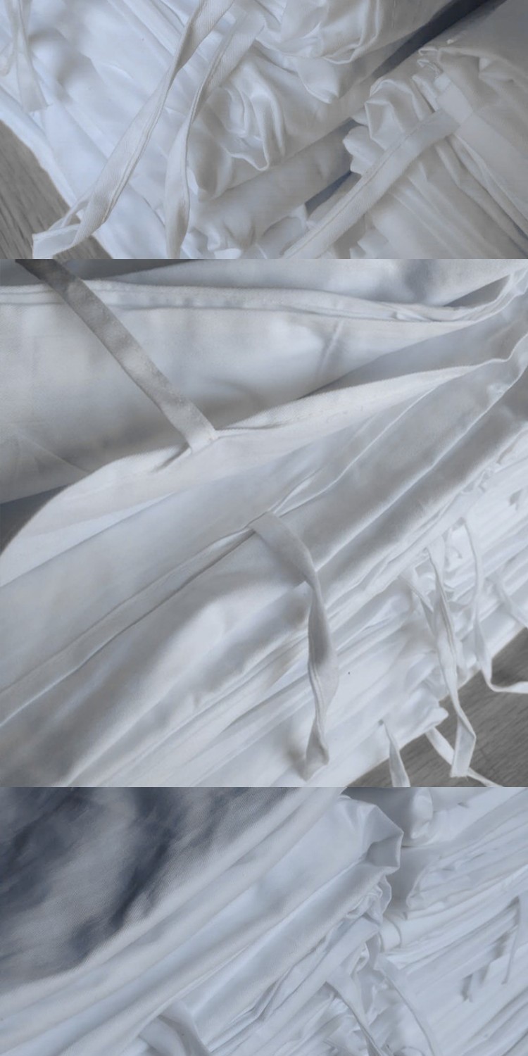 加密白色被套加厚纯棉酒店宾馆床上用品单件足浴医院被罩纯白色普通款