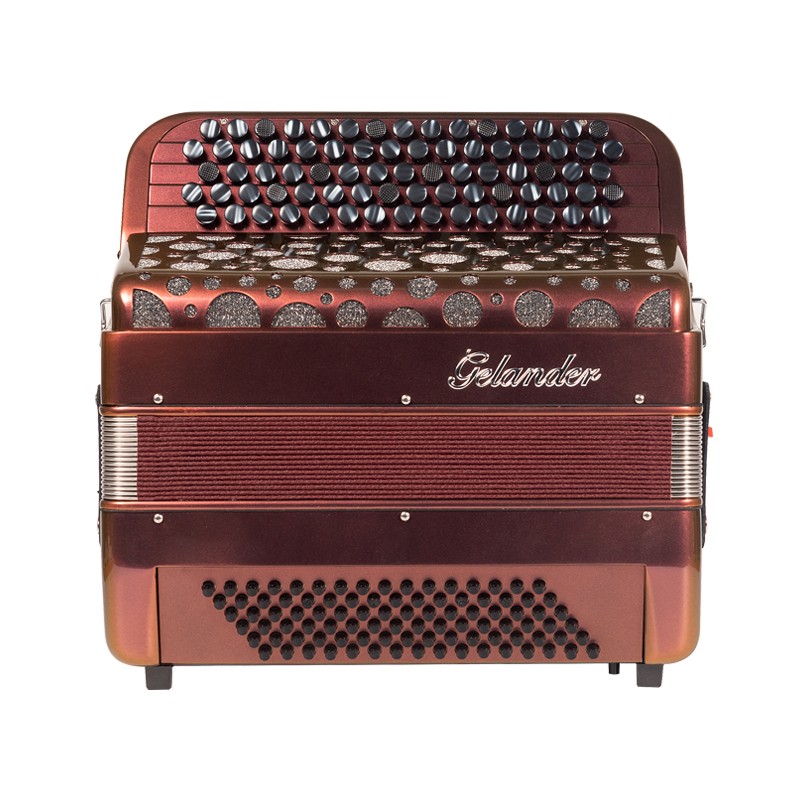 gelander格兰德手风琴gh5296p新款烤喷漆96bs贝司斯巴扬键钮手风琴