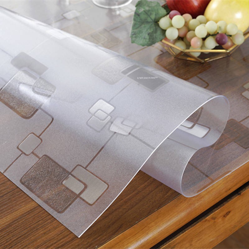 茶几上面铺的透明胶垫图片