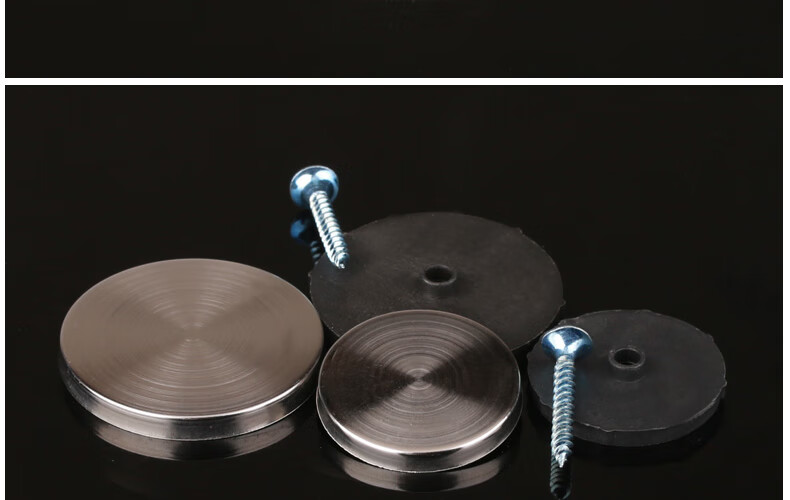 坚威 不锈钢亚克力镜钉加厚固定广告钉玻璃钉装饿钉平面镜子装饰钉